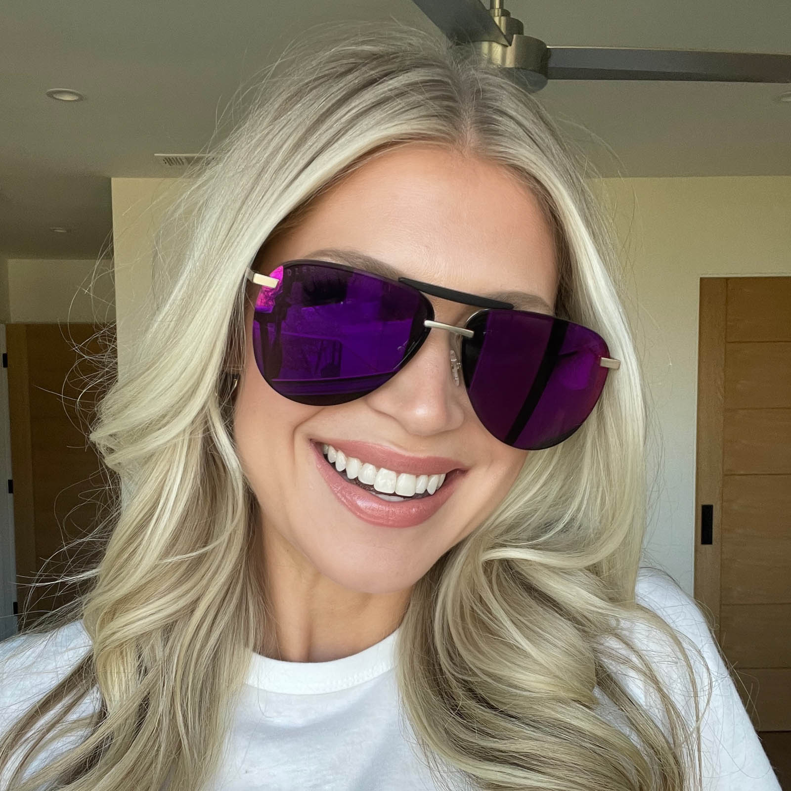 Tahoe - Matte Gold Sunset Mirror Polarized Sunglasses