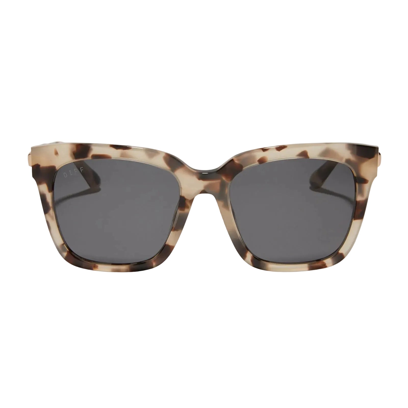 Bella - Cream Tortoise Grey Sunglasses