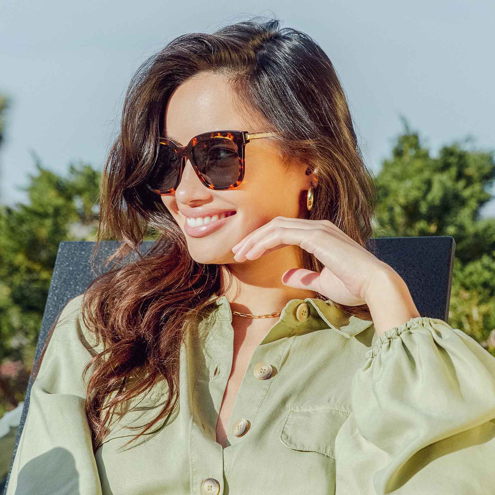 Bella - Tortoise Grey Polarized Sunglasses