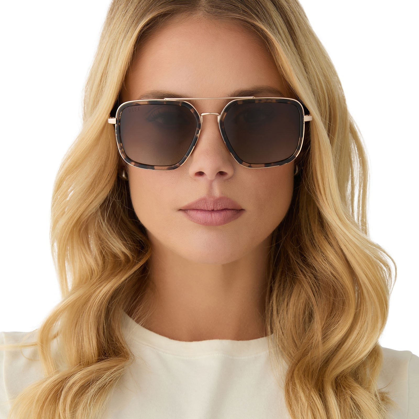 Jordan - Espresso Tortoise Brown Gradient Polarized Sunglasses