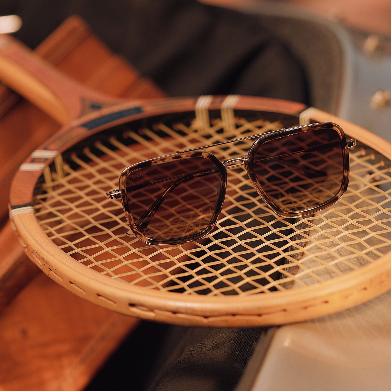 Jordan - Espresso Tortoise Brown Gradient Polarized Sunglasses