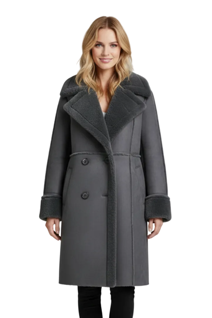 Women's Long Lapel Coat