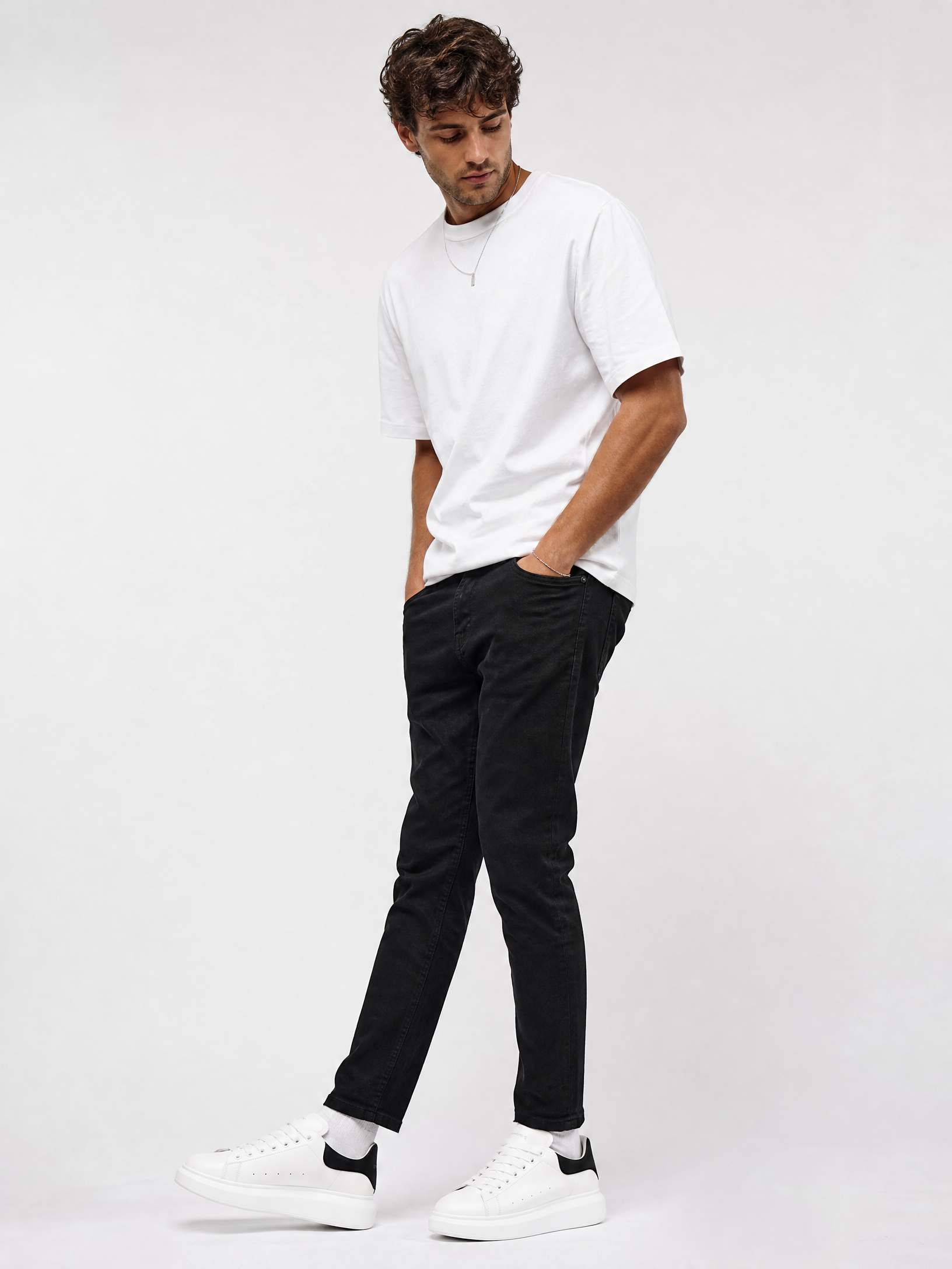 Oversized Sneaker White Black