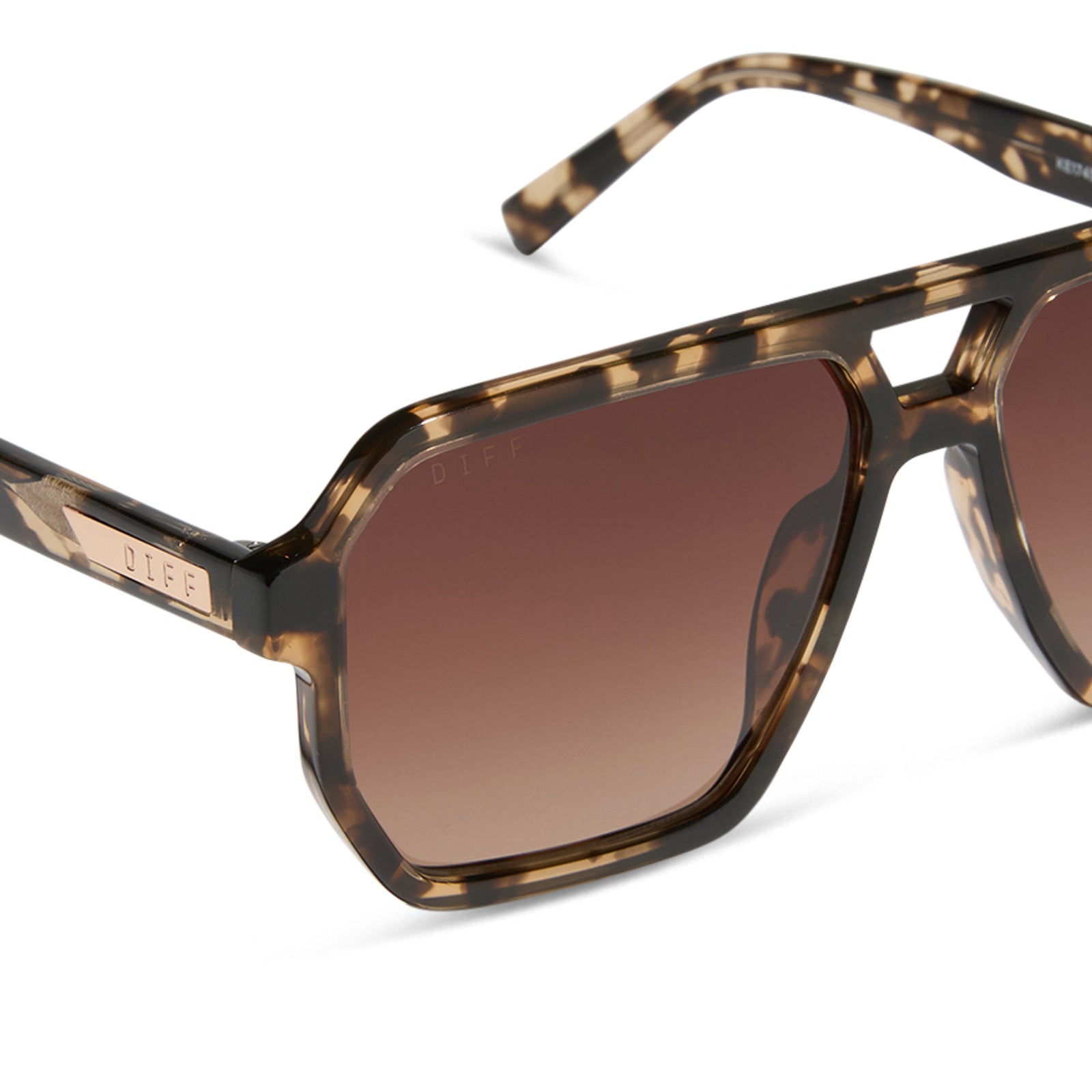 Cameron - Espresso Tortoise + Brown Gradient + Polarized Sunglasses