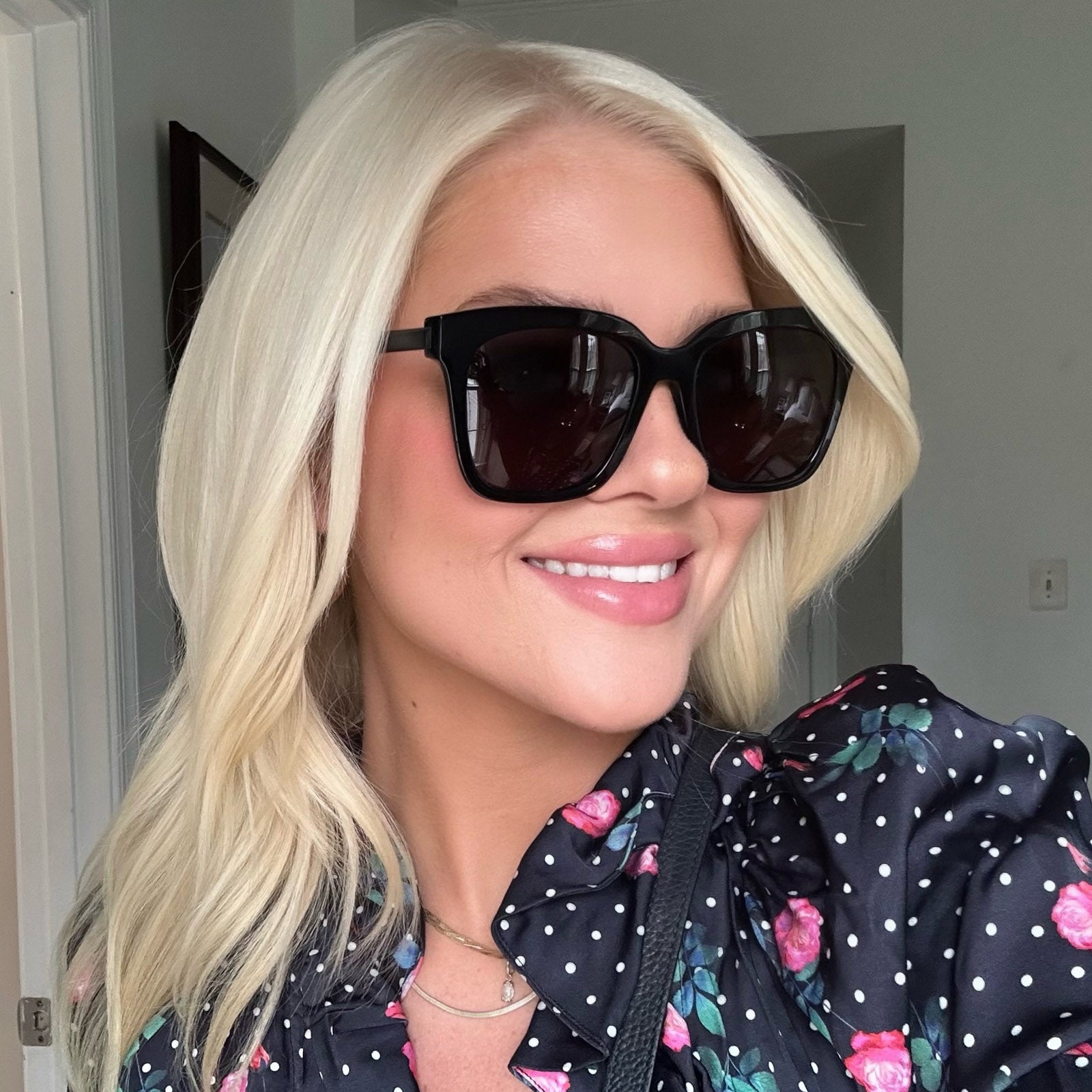 Bella - Black Grey Polarized Sunglasses