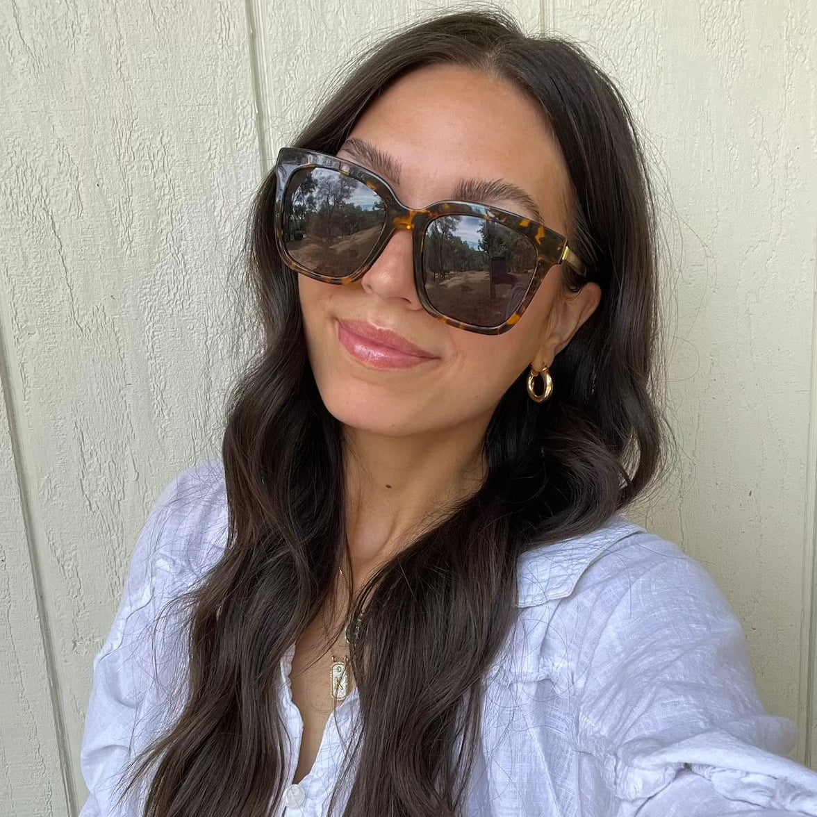 Bella - Tortoise Grey Polarized Sunglasses