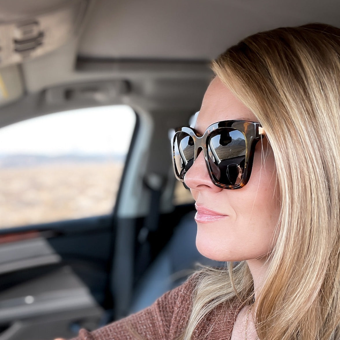 Bella - Tortoise Grey Polarized Sunglasses