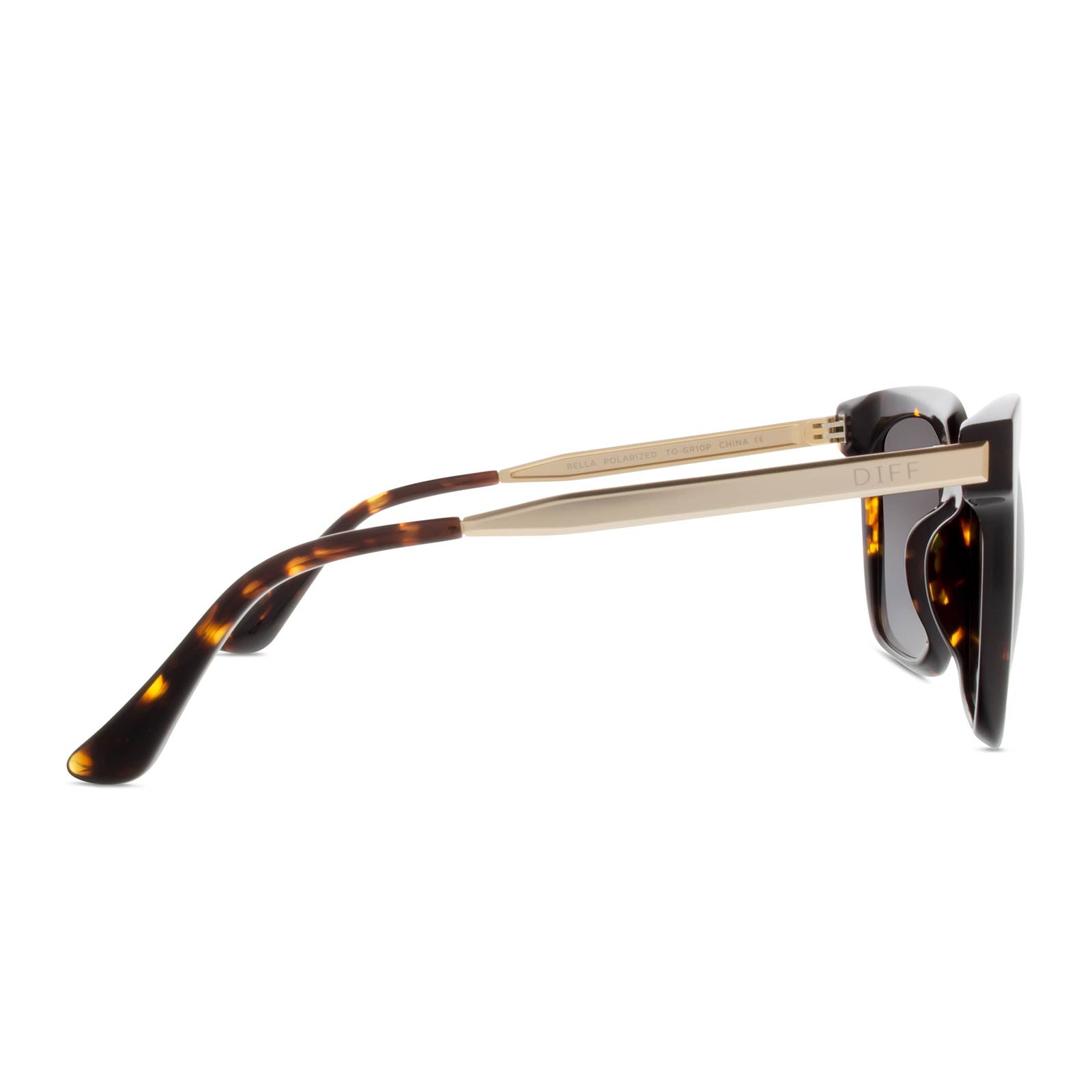 Bella - Tortoise Grey Polarized Sunglasses