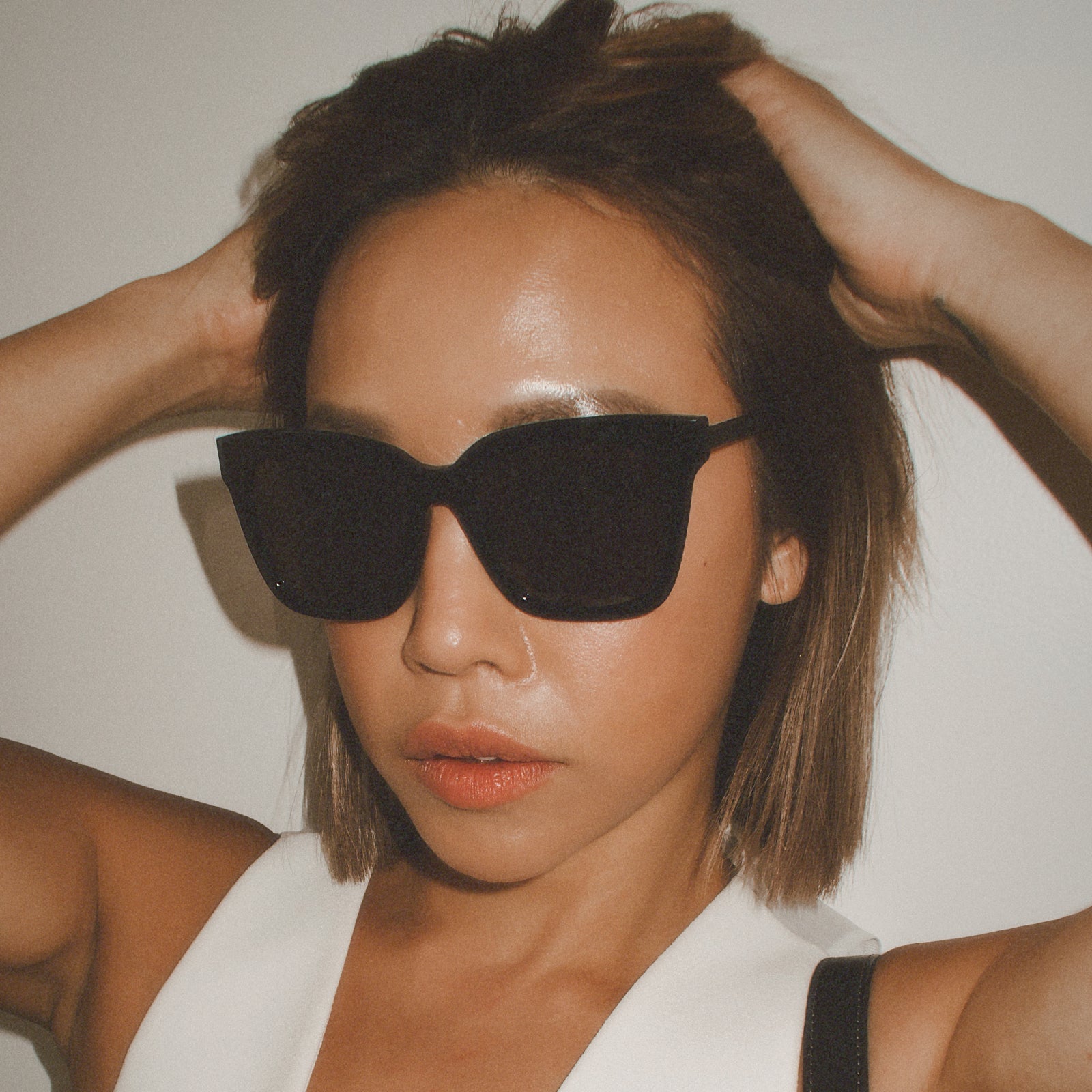 Bella - Black Grey Polarized Sunglasses