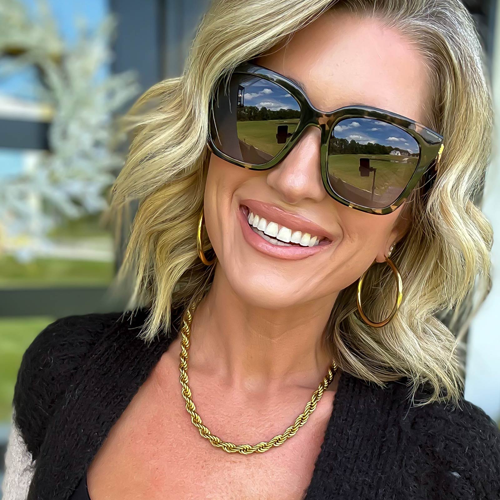 Bella - Espresso Tortoise Grey Gradient Polarized Sunglasses