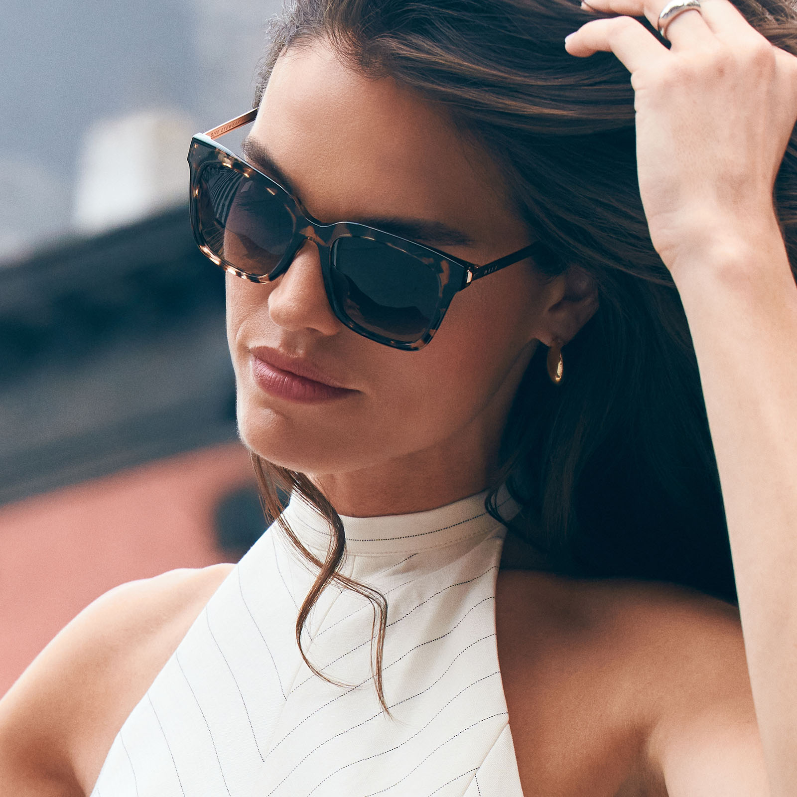 Bella - Espresso Tortoise Grey Gradient Polarized Sunglasses