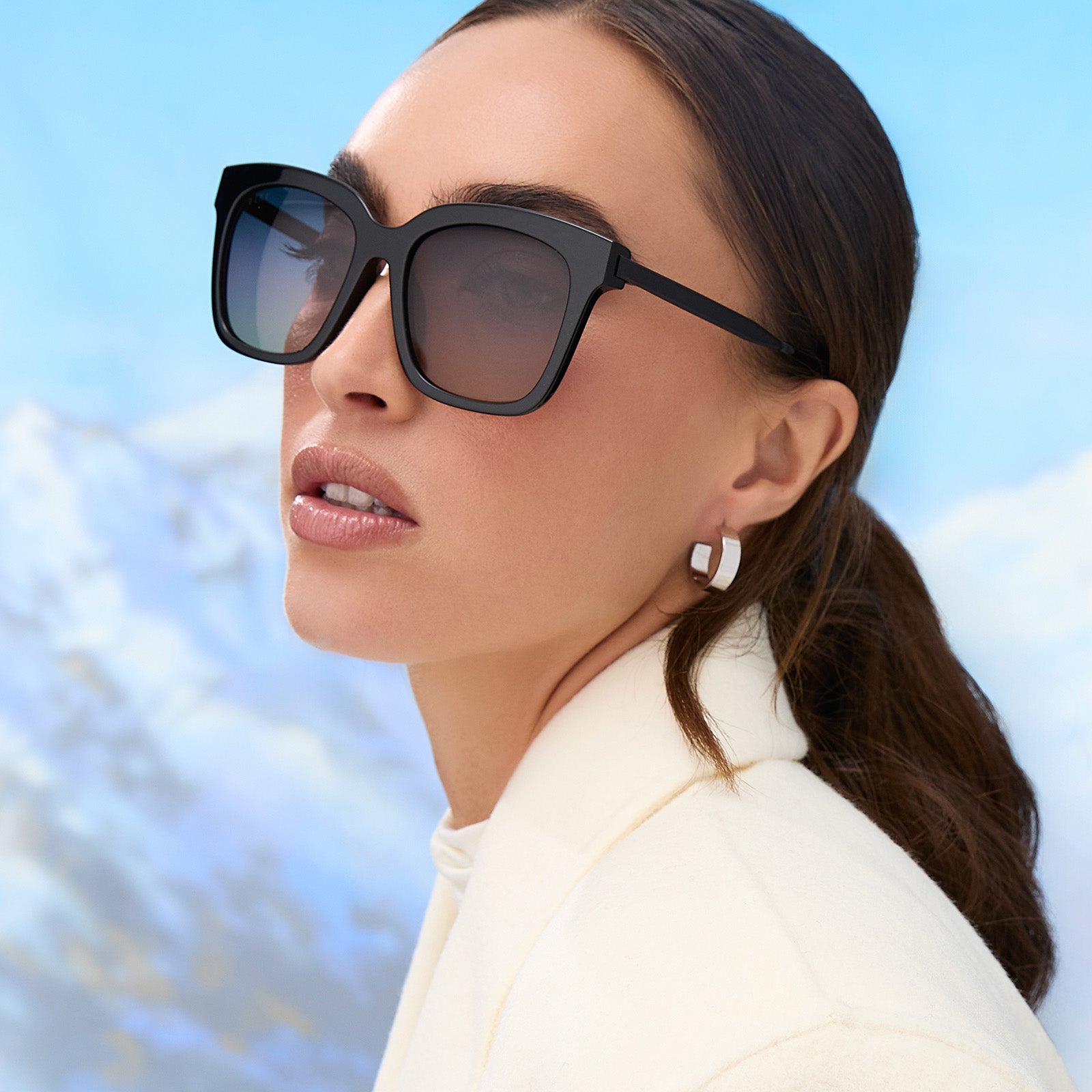 Bella - Black Twilight Gradient Polarized Sunglasses