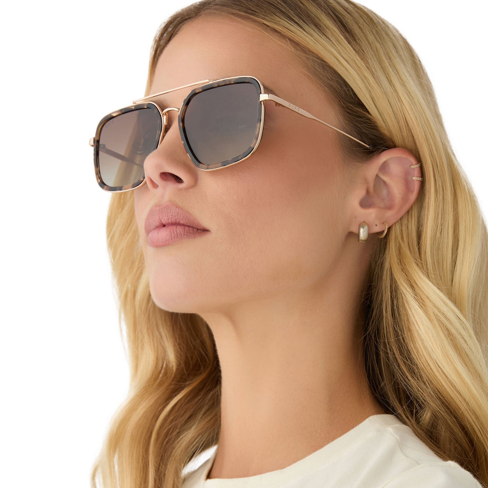 Jordan - Espresso Tortoise Brown Gradient Polarized Sunglasses