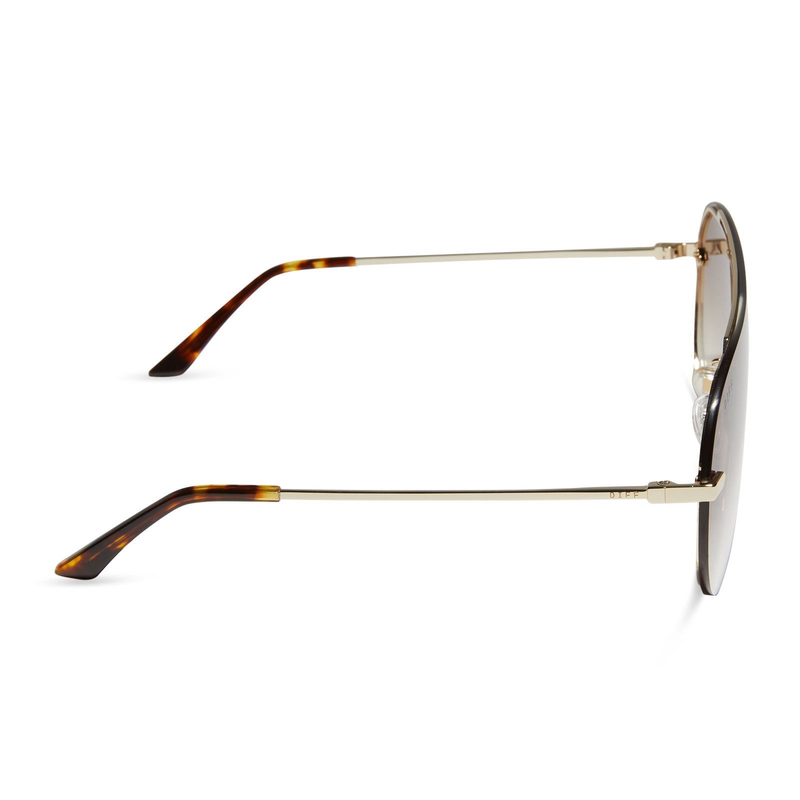 Imani - Gold Brown Gradient Sunglasses