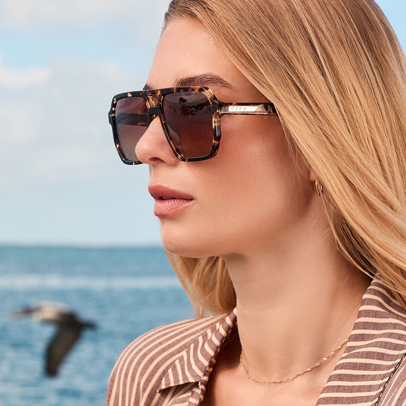 Cameron - Espresso Tortoise + Brown Gradient + Polarized Sunglasses