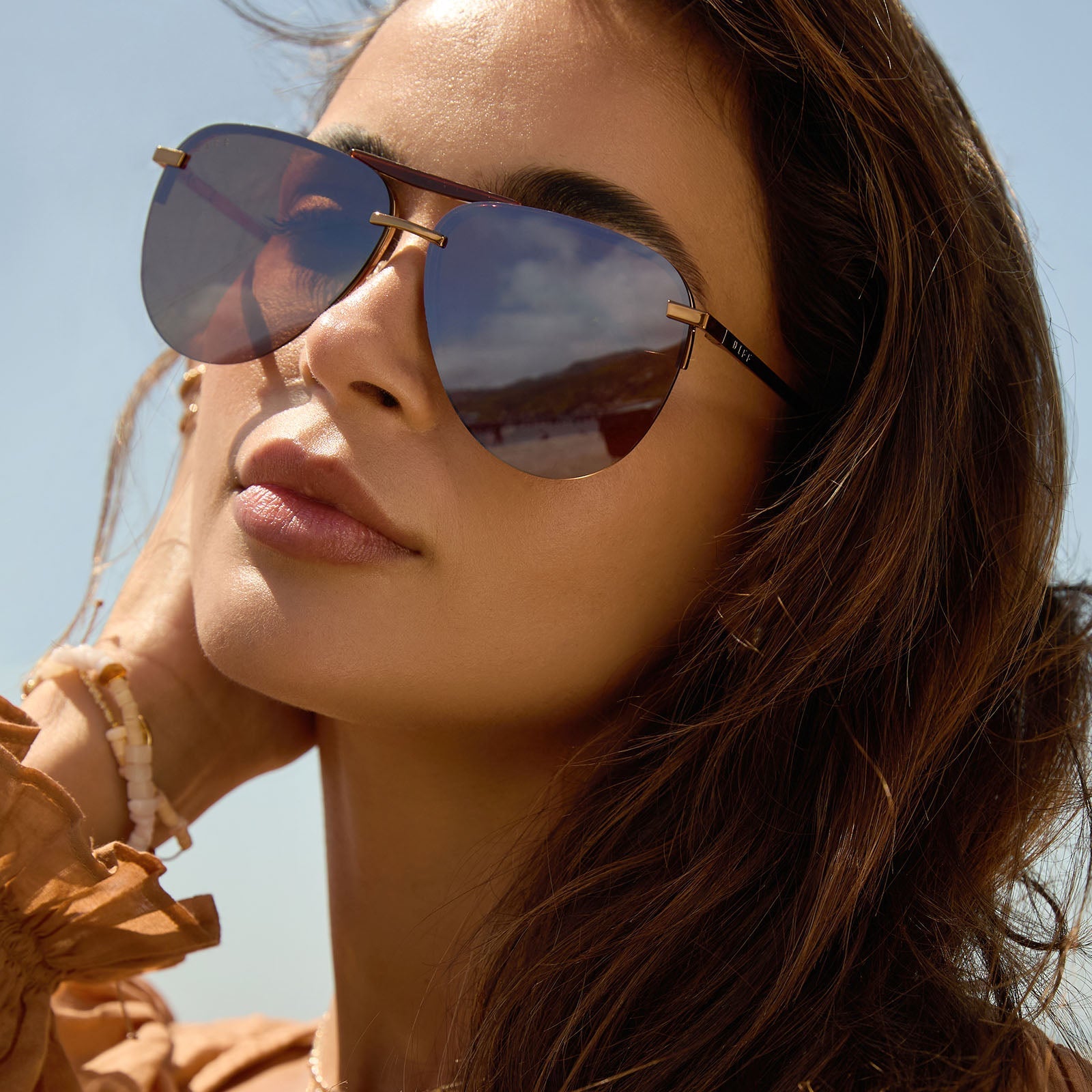 Tahoe - Sequoia Tortoise Brown Gold Flash Sunglasses