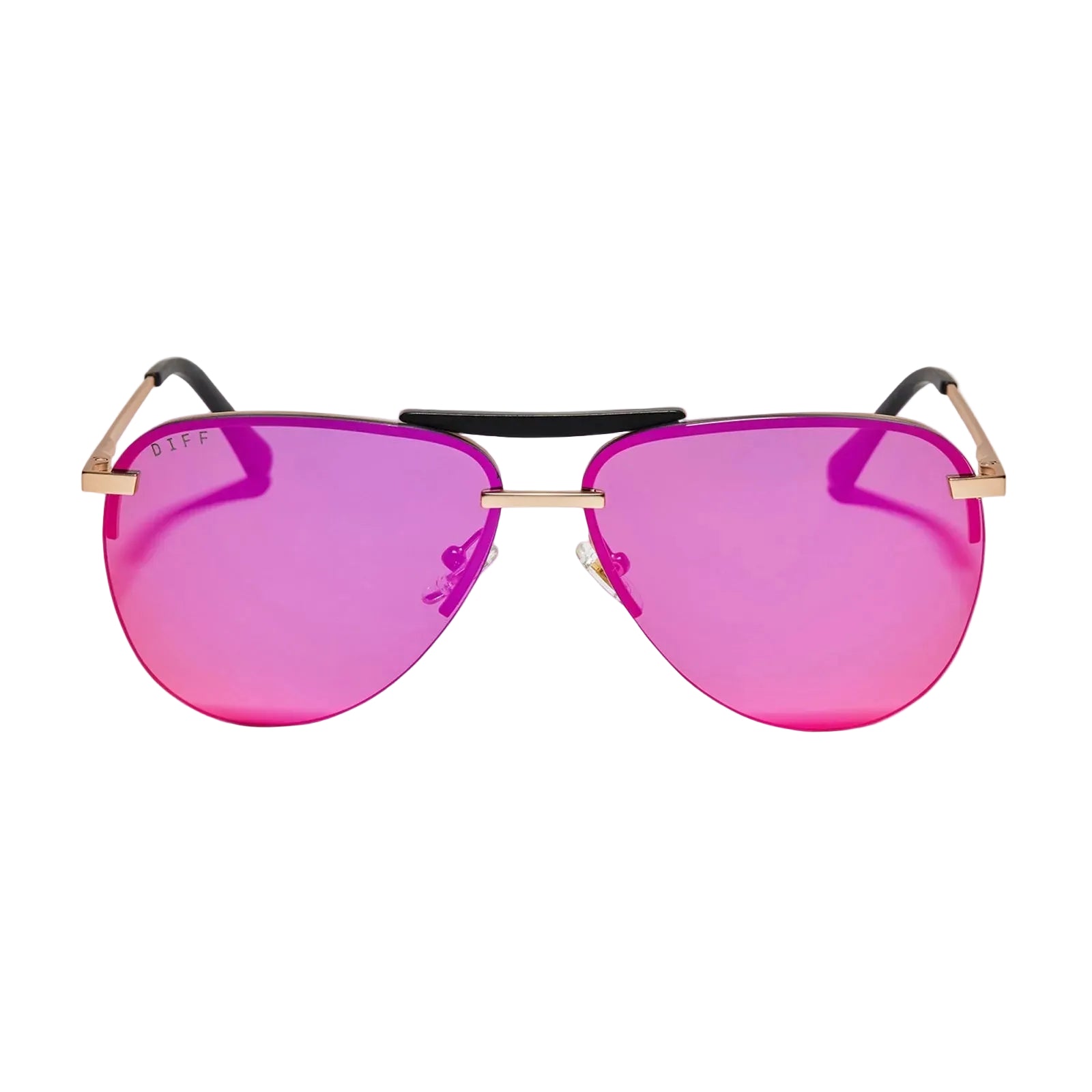 Tahoe - Matte Gold Sunset Mirror Polarized Sunglasses