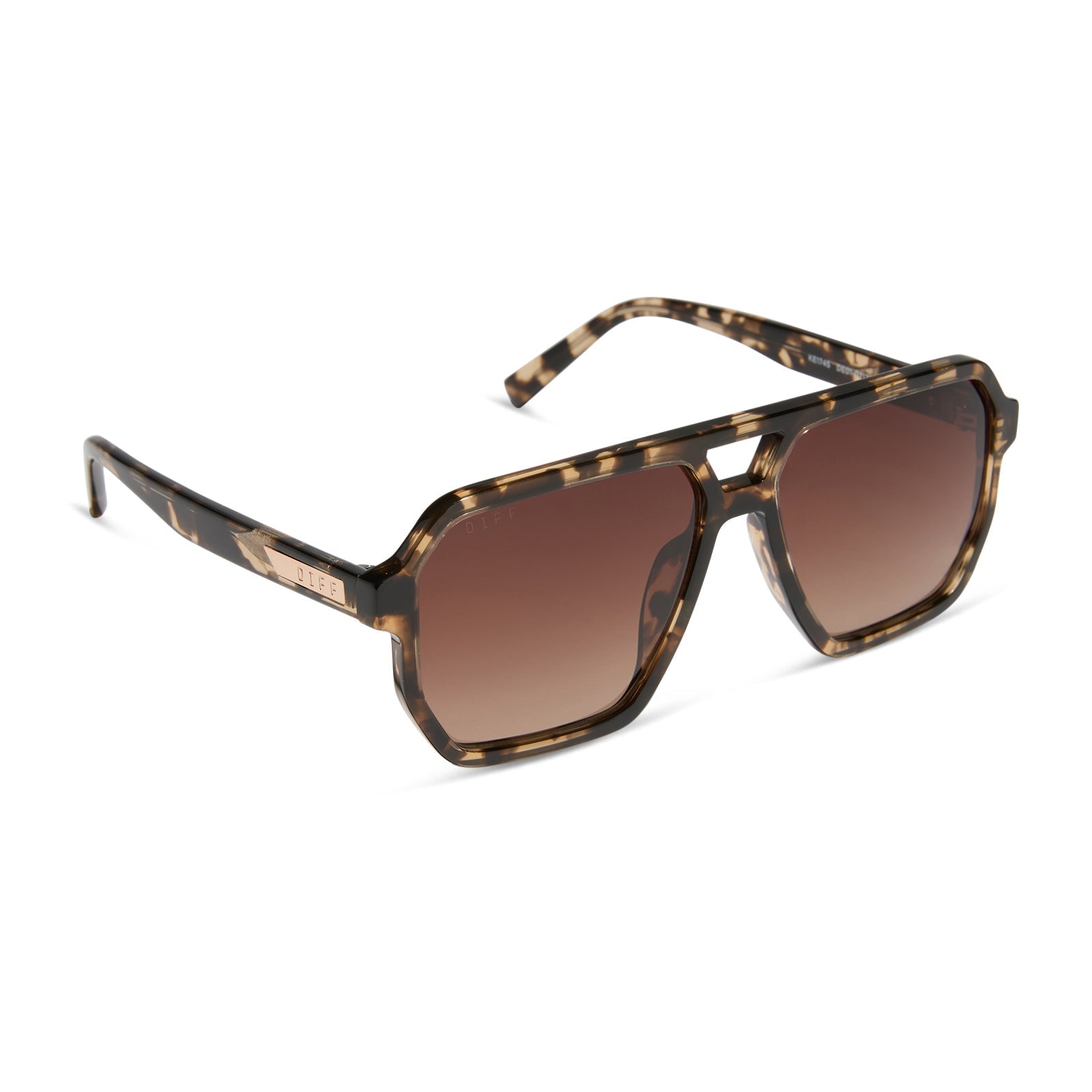 Cameron - Espresso Tortoise + Brown Gradient + Polarized Sunglasses