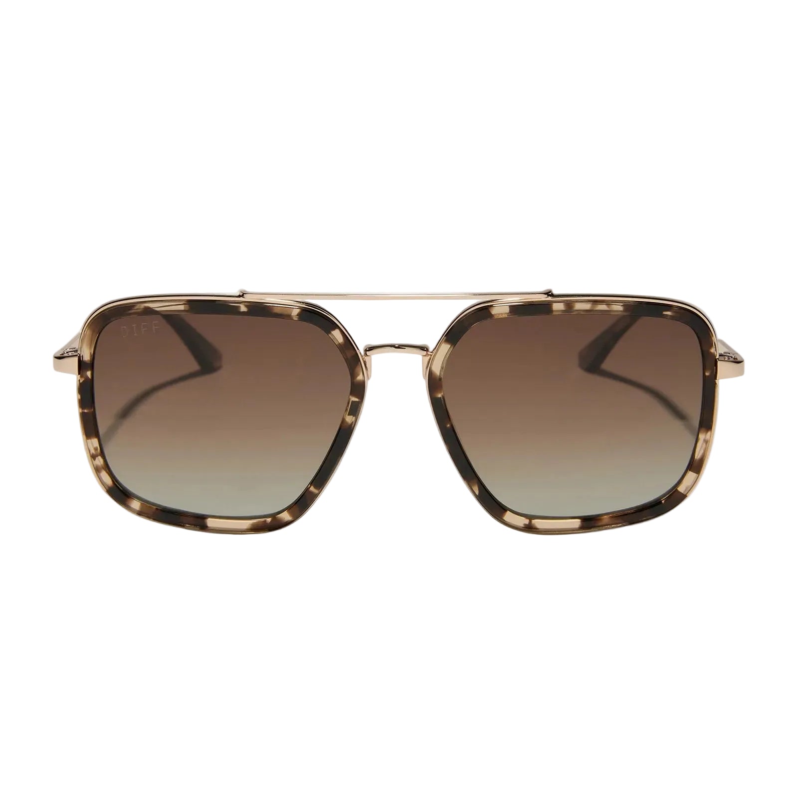 Jordan - Espresso Tortoise Brown Gradient Polarized Sunglasses